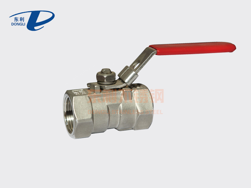 One piece ball valve